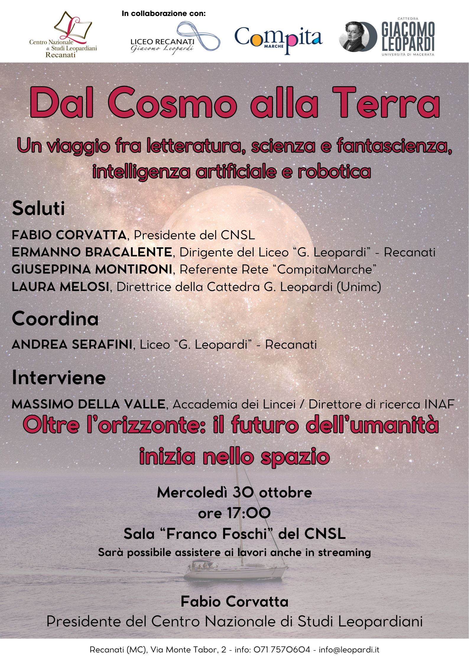 Dal Cosmo alla Terra