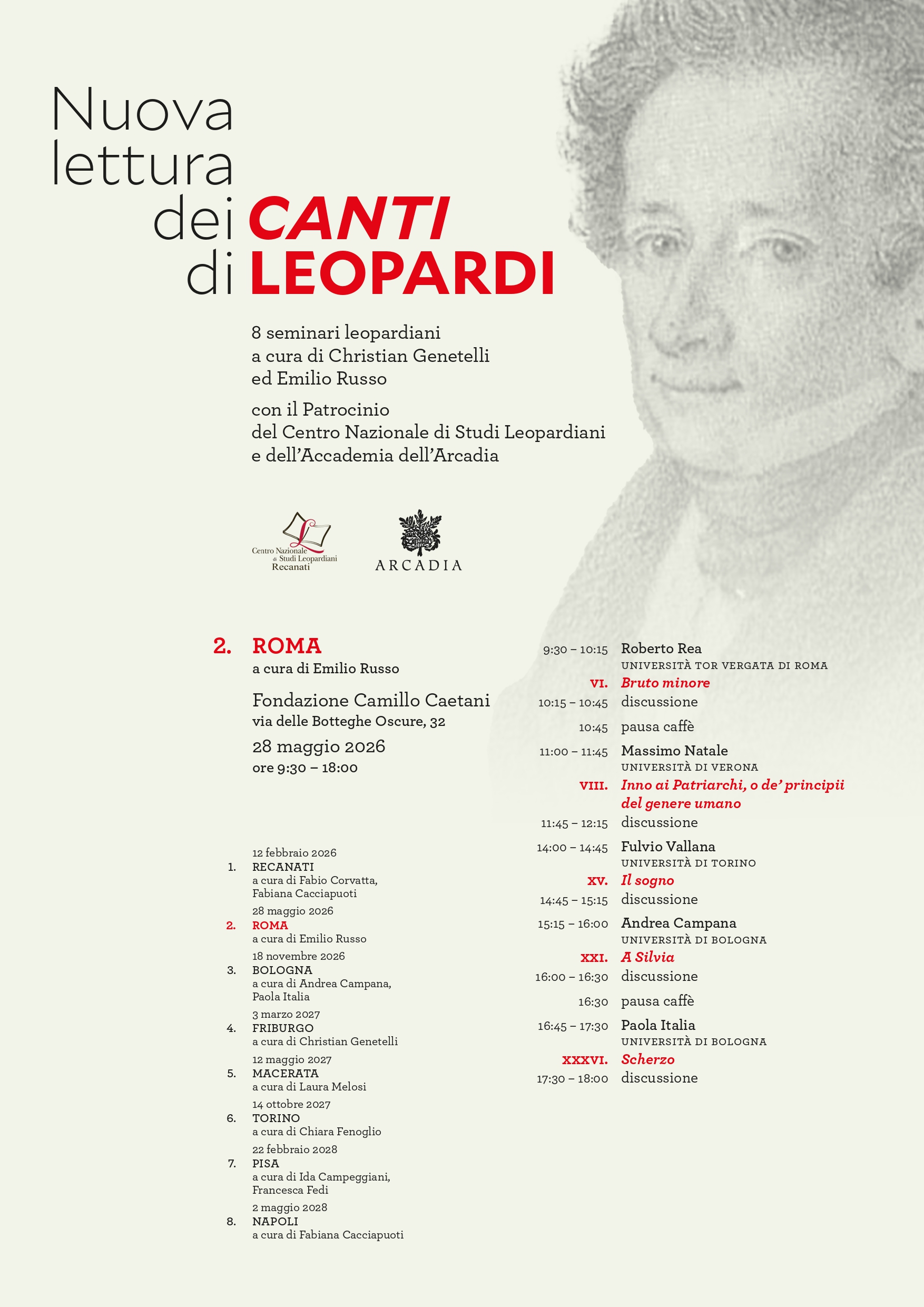 Lettura dei Canti - secondo appuntamento