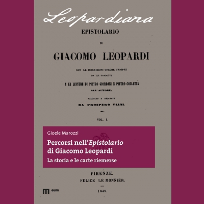 "Percorsi nell'Epistolario di Giacomo Leopardi" vince il premio letterario Crocioni