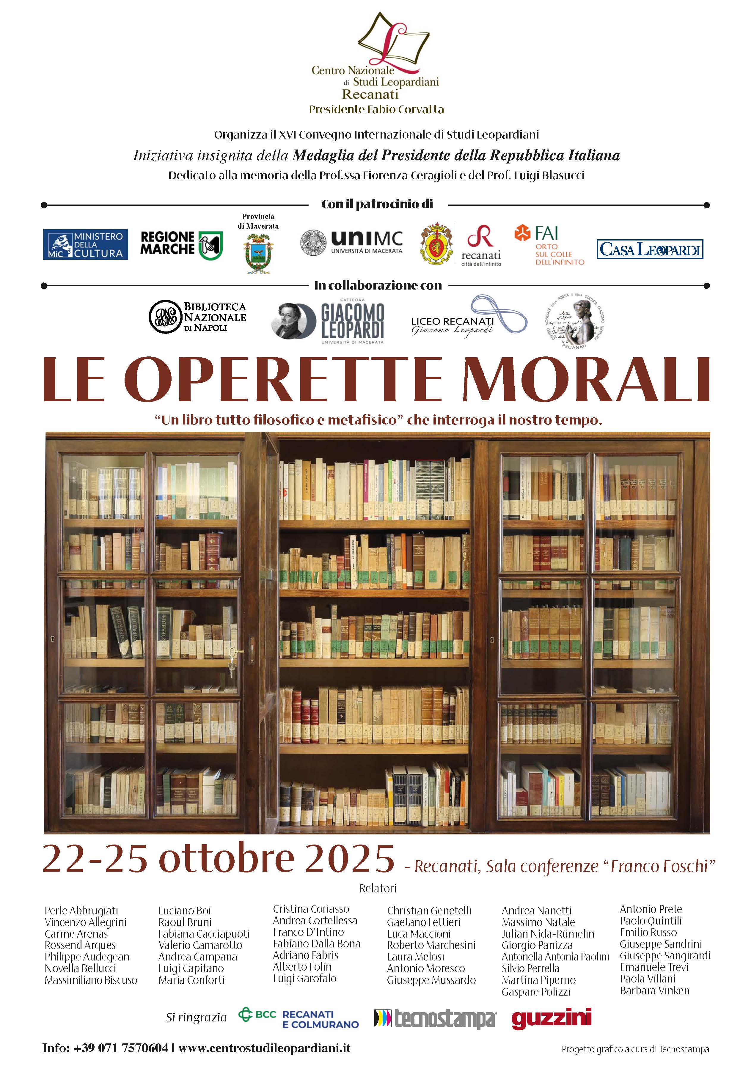XVI Convegno Internazionale di Studi Leopardiani