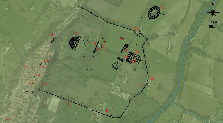 1_Pollentia-Urb Salvia, Planimetria generale.jpg 1