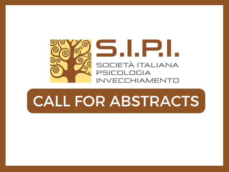 Call for abstracts. Convegno Nazionale di Psicologia dell’Invecchiamento