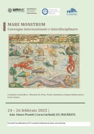 CONVEGNO INTERNAZIONALE "MARE MONSTRUM"