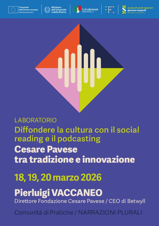 Diffondere la cultura con il social reading e il podcasting. Cesare Pavese tra tradizione e innovazione.