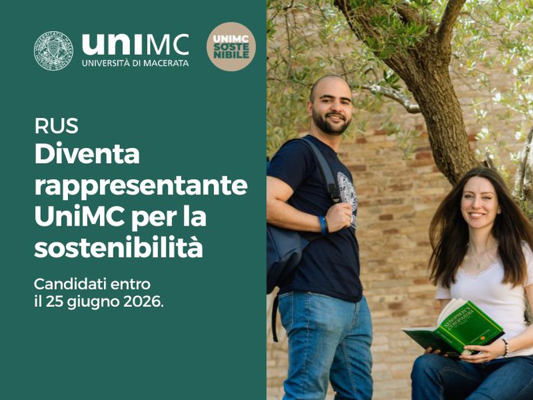 Diventa rappresentante UniMC per la sostenibilità