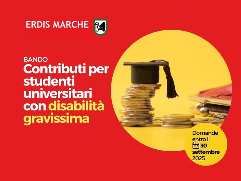 ERDIS. Assegno di cura per studenti con disabilità gravissima