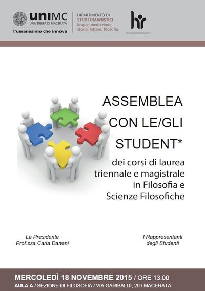 Locandina Assemblea Filosofia