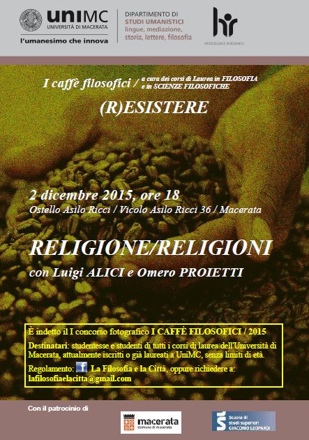 Locandina Religione/Religioni