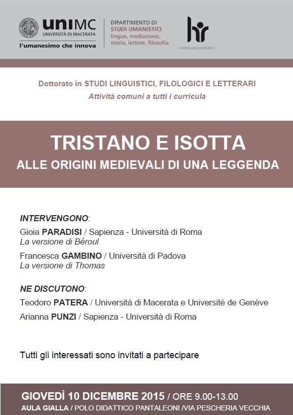 Locandina Tristano e Isotta