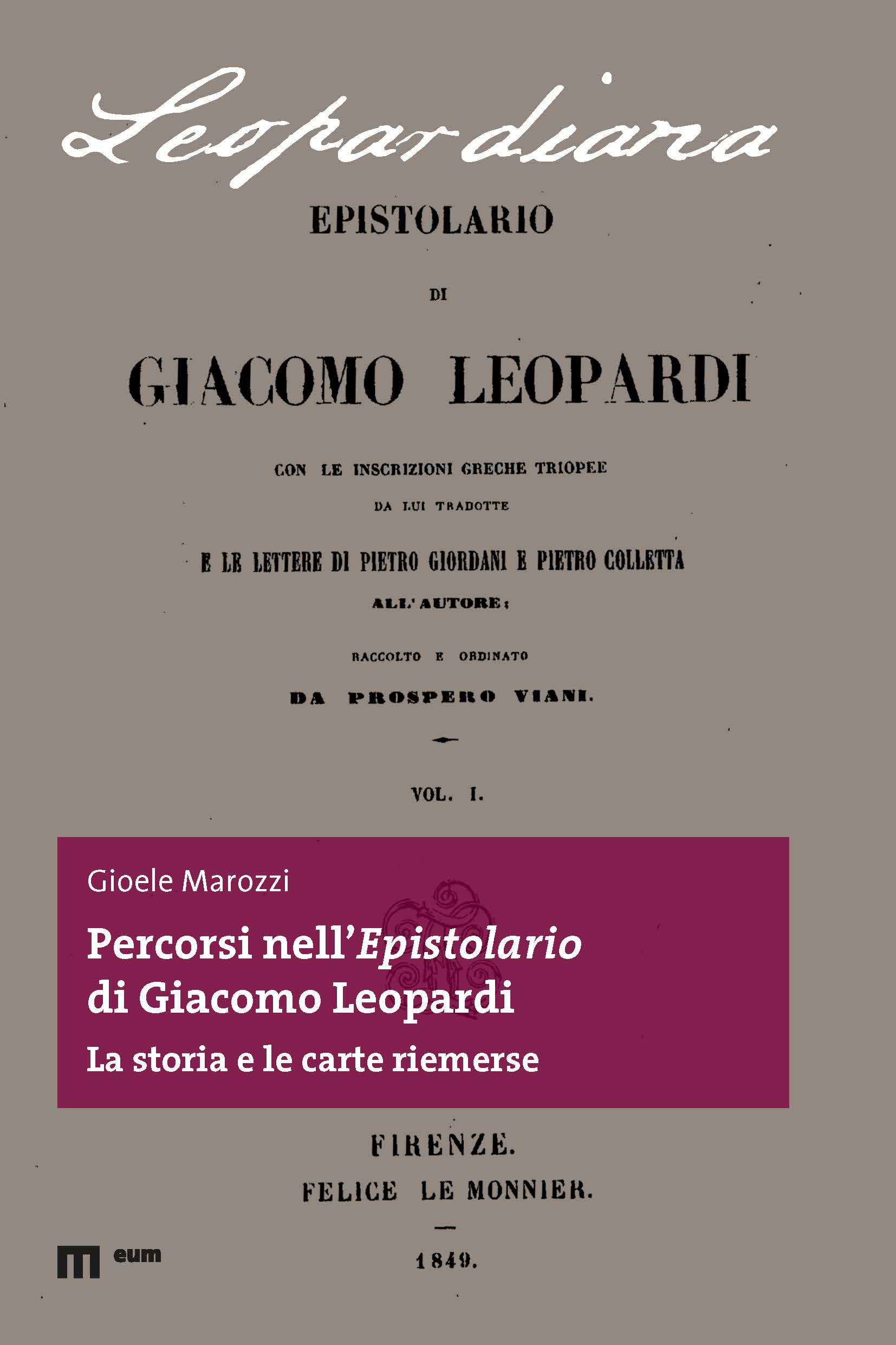 Percorsi nell'Epistolario